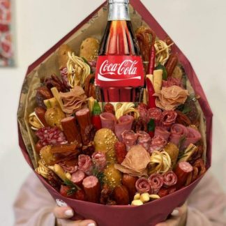 Съедобный букет 123. Букет для мужчины из мяса